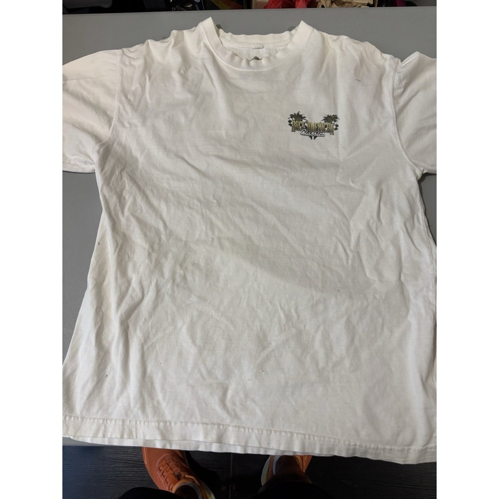 Vtg Race American Muscle Classics L‎ White Shirt 90s